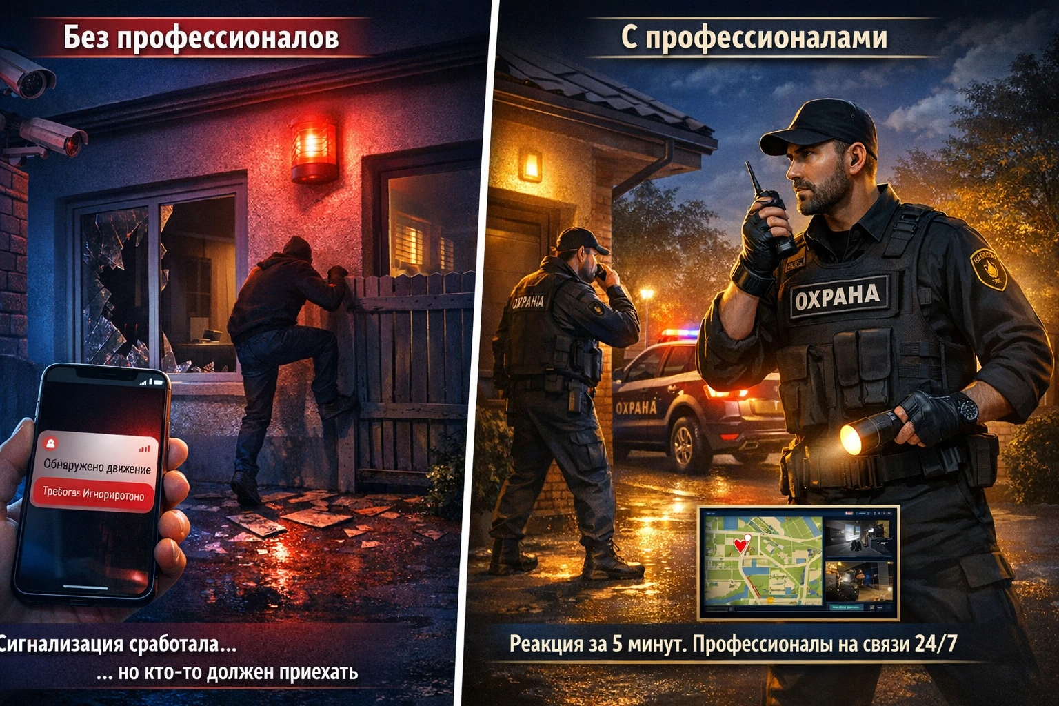 Охрана частного дома: когда без профессионалов не обойтись Охрана частного дома: когда без профессионалов не обойтись