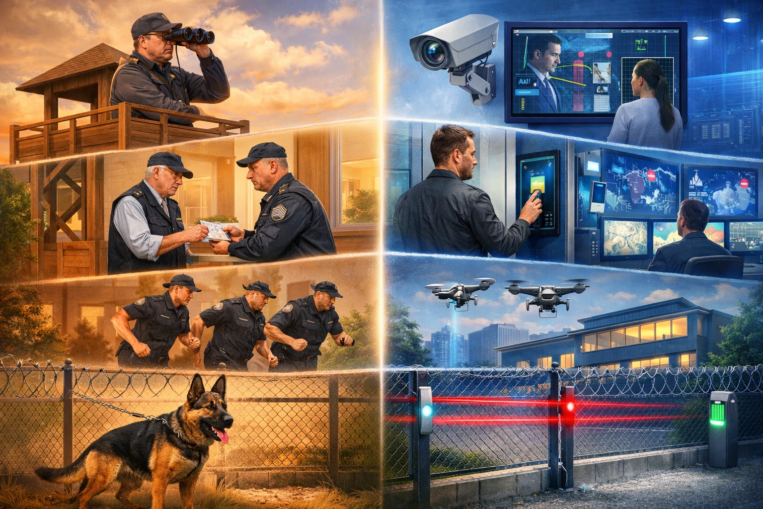 Какие виды охранных услуг реально работают - человек vs технологии