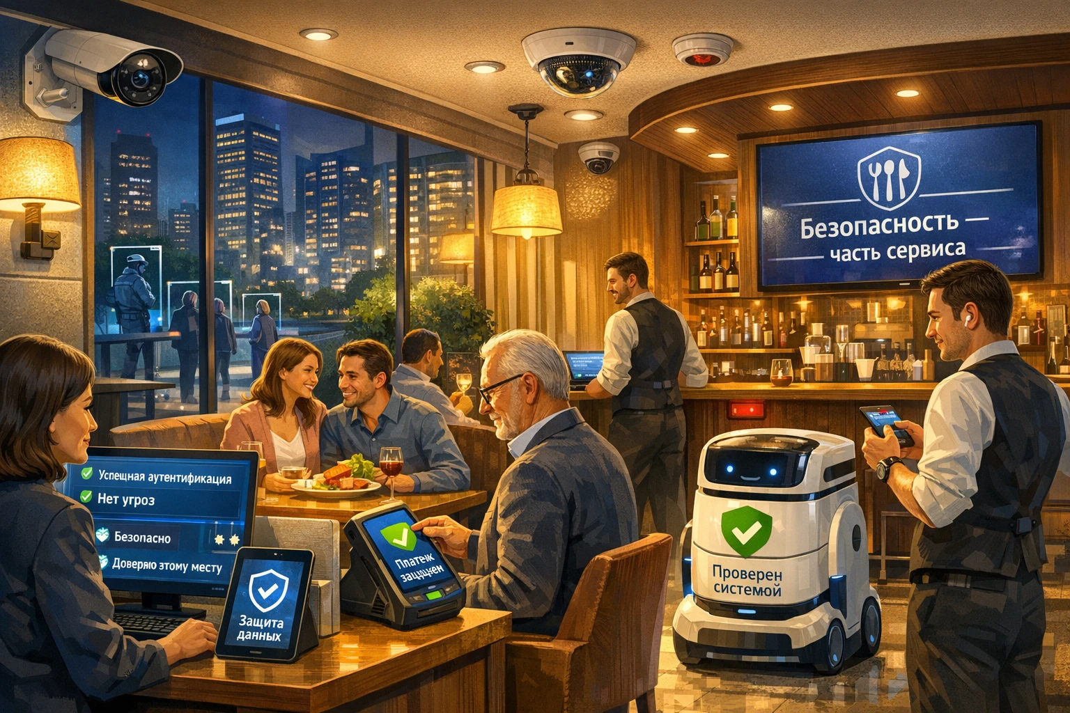 Безопасность ресторана: защита гостей и бизнеса