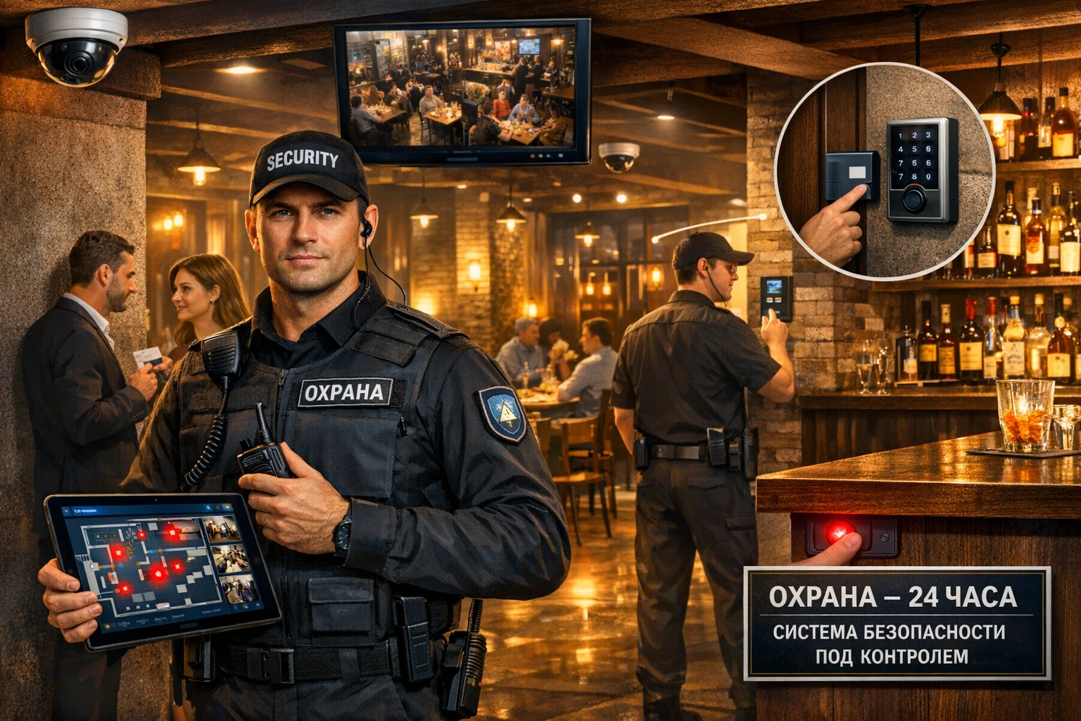 Системы безопасности для ресторанов Системы безопасности для ресторанов
