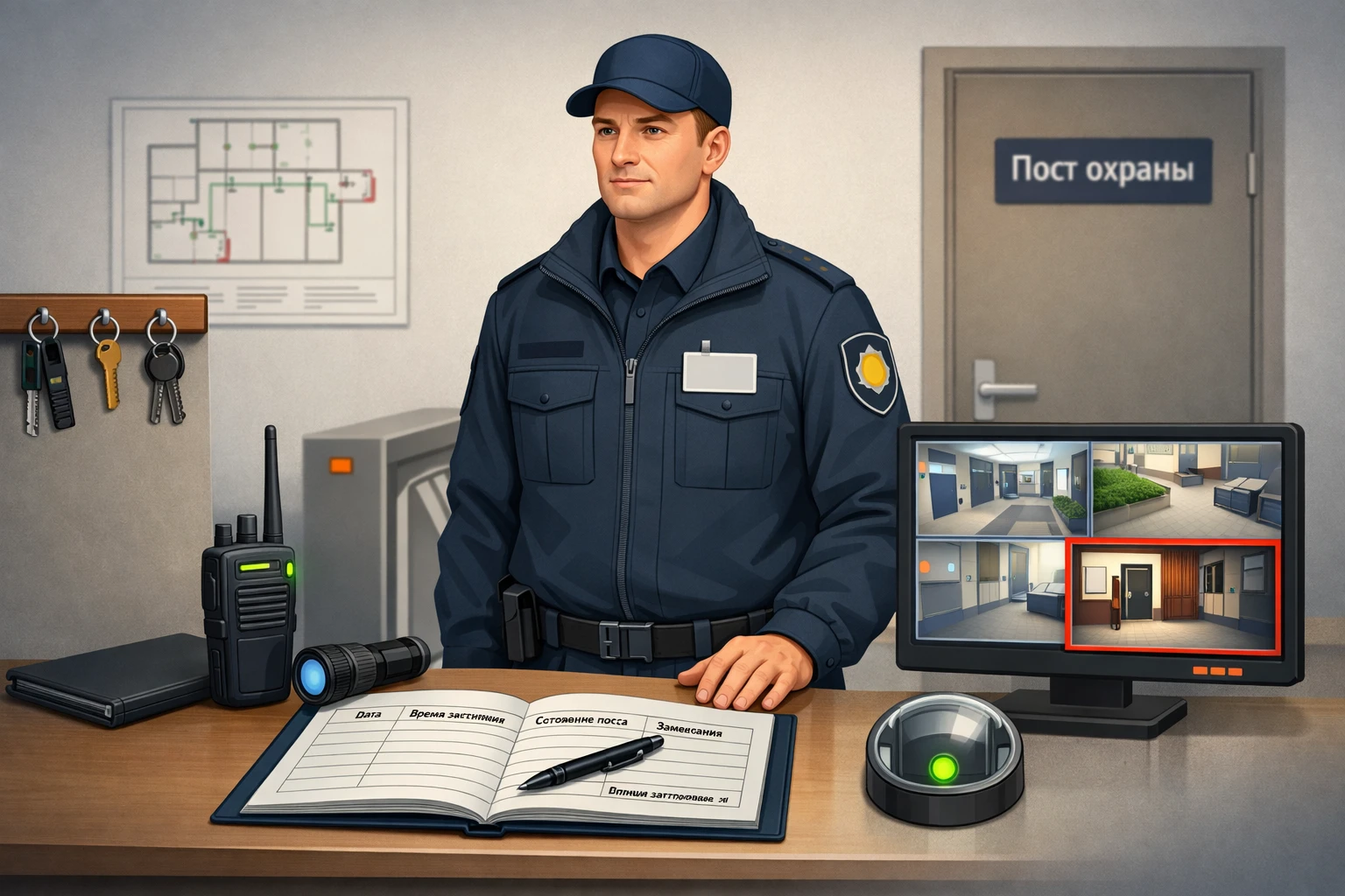 Обязанности охранника при заступлении на пост Обязанности охранника при заступлении на пост