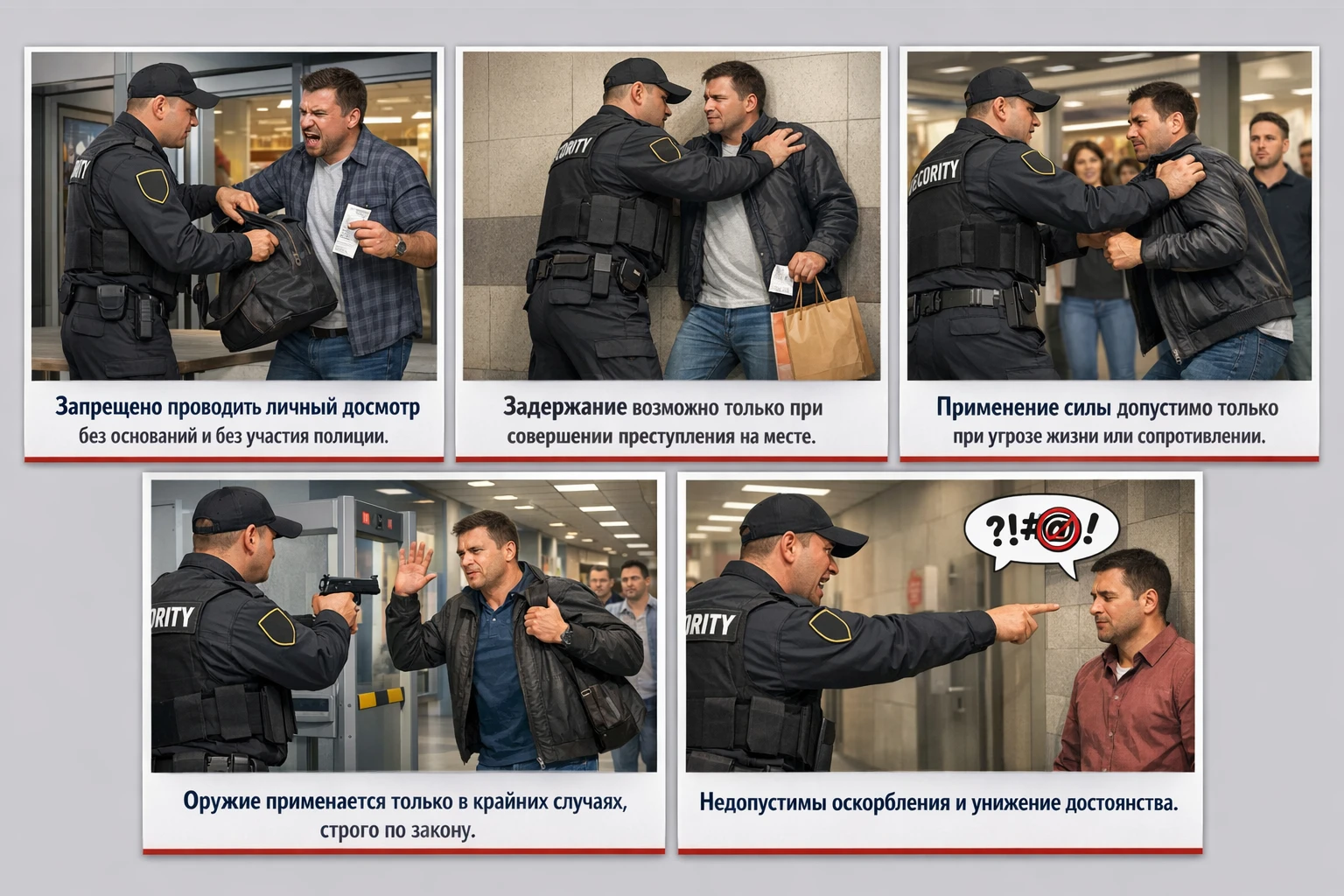 Какие действия можно квалифицировать как превышение полномочий охранника Какие действия можно квалифицировать как превышение полномочий охранника